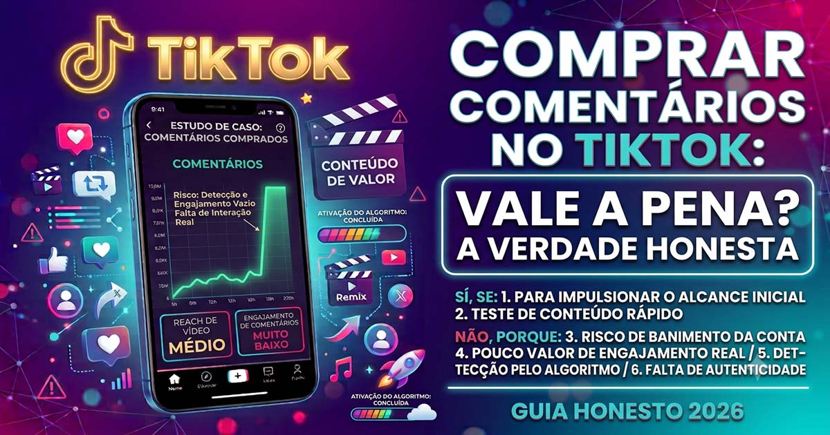 Comprar Comentários no TikTok: Vale a Pena? Guia Honesto 2026