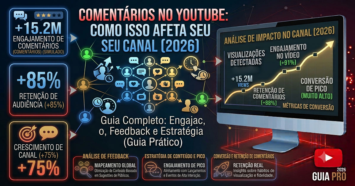 Comprar Comentários no YouTube: Como Isso Afeta Seu Canal em 2026